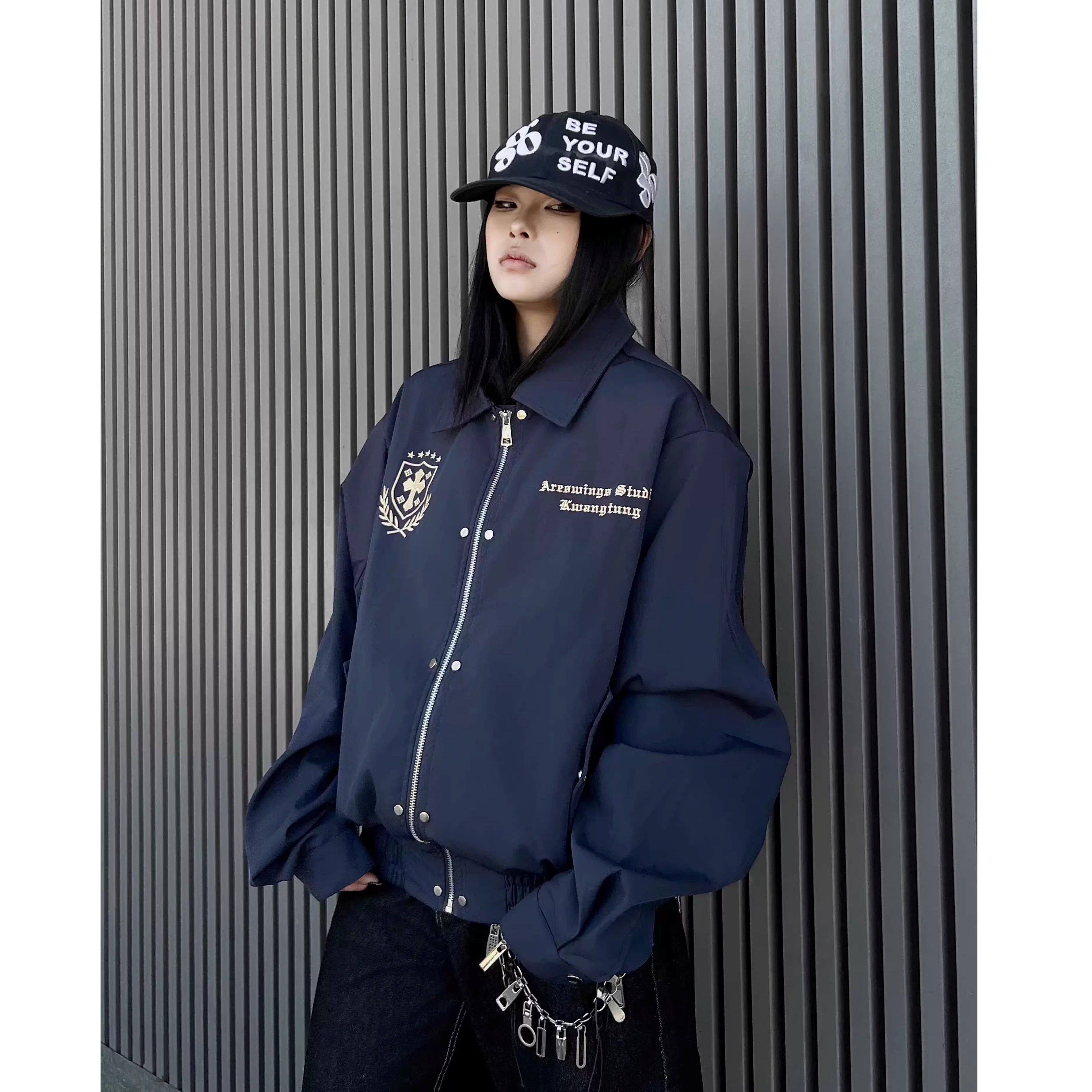 Maillard Horse Embroidery Lapel Jacket MW10337