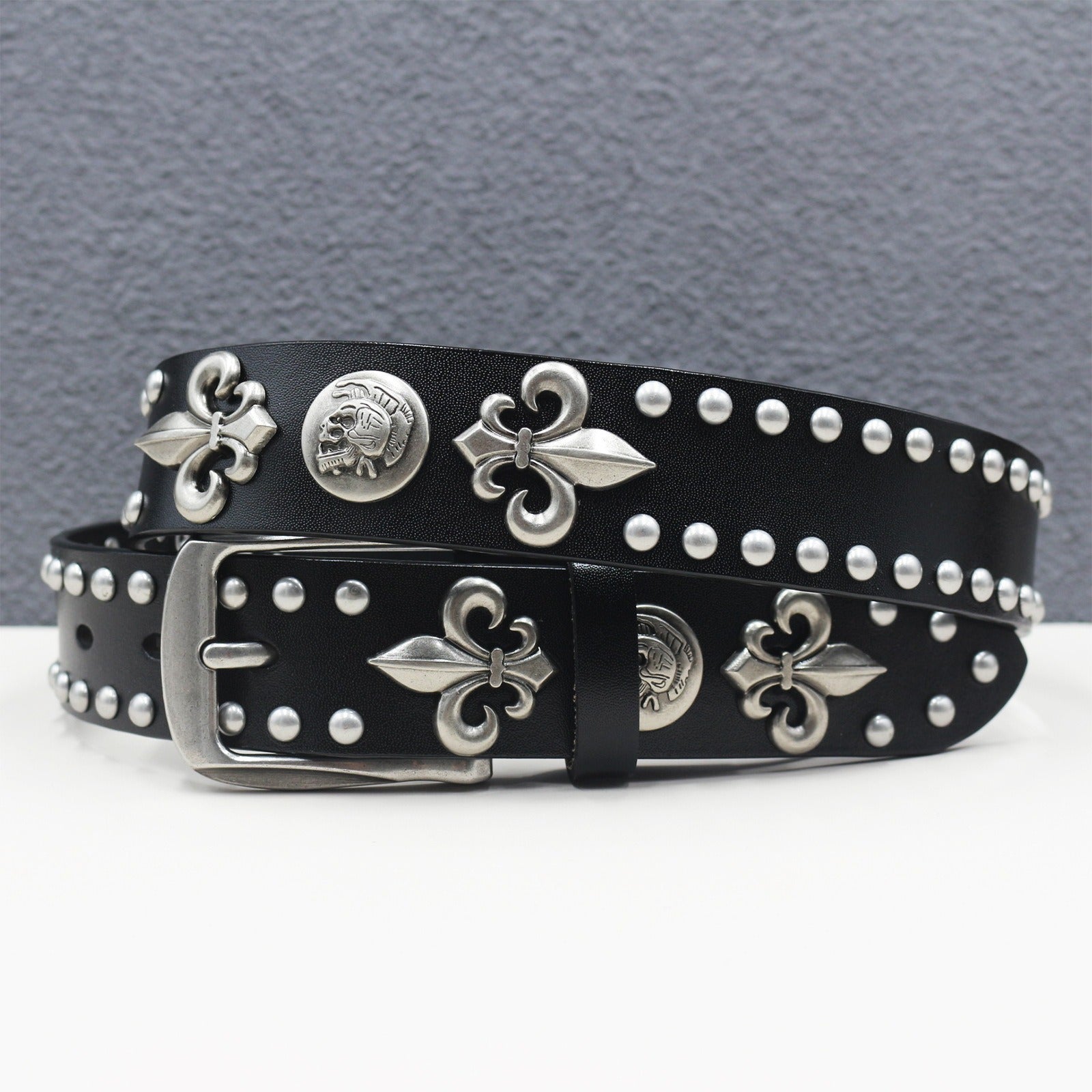 Skull Rivet Decorative Belt MW10208