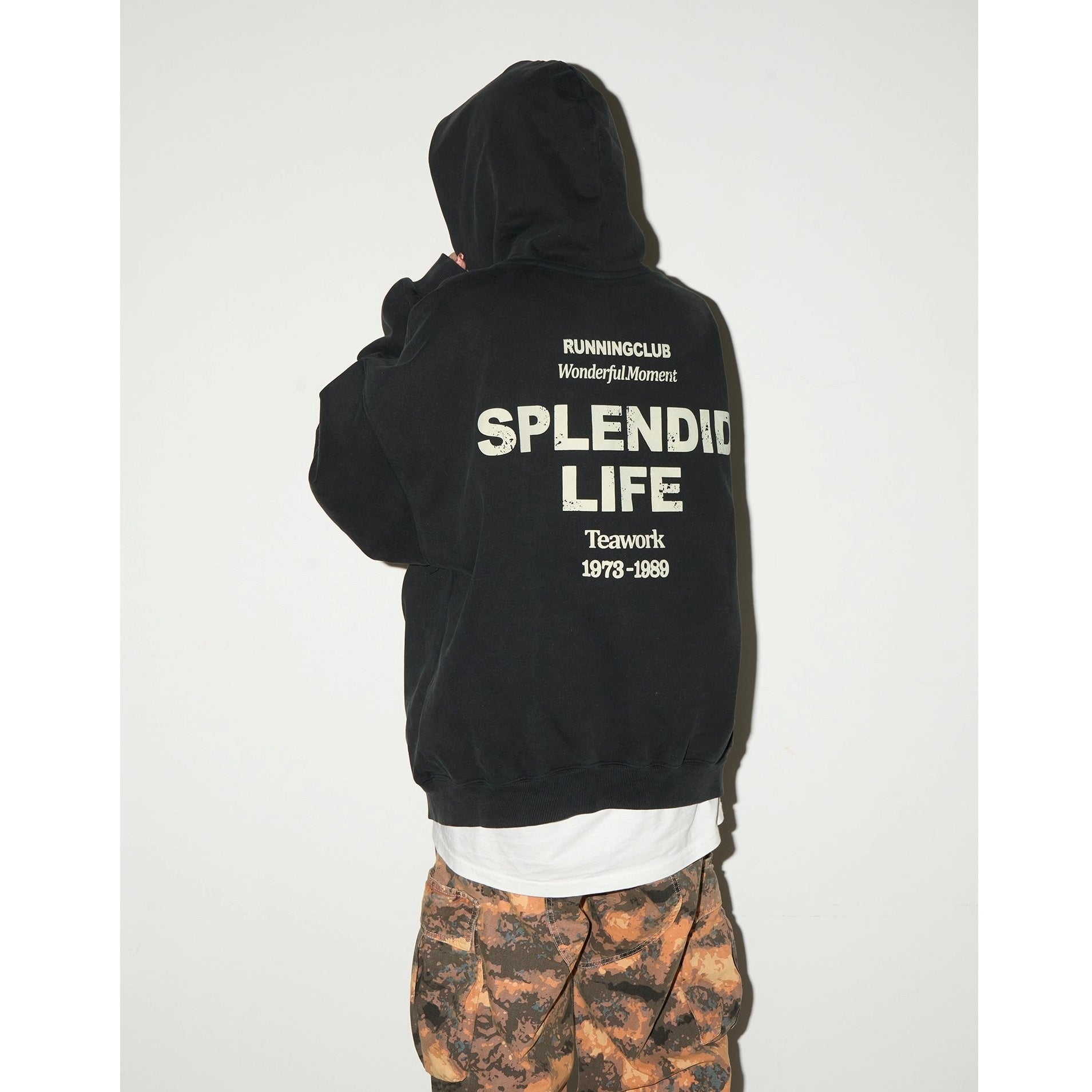 Letter Old Rework Wash Hoodie MN9036