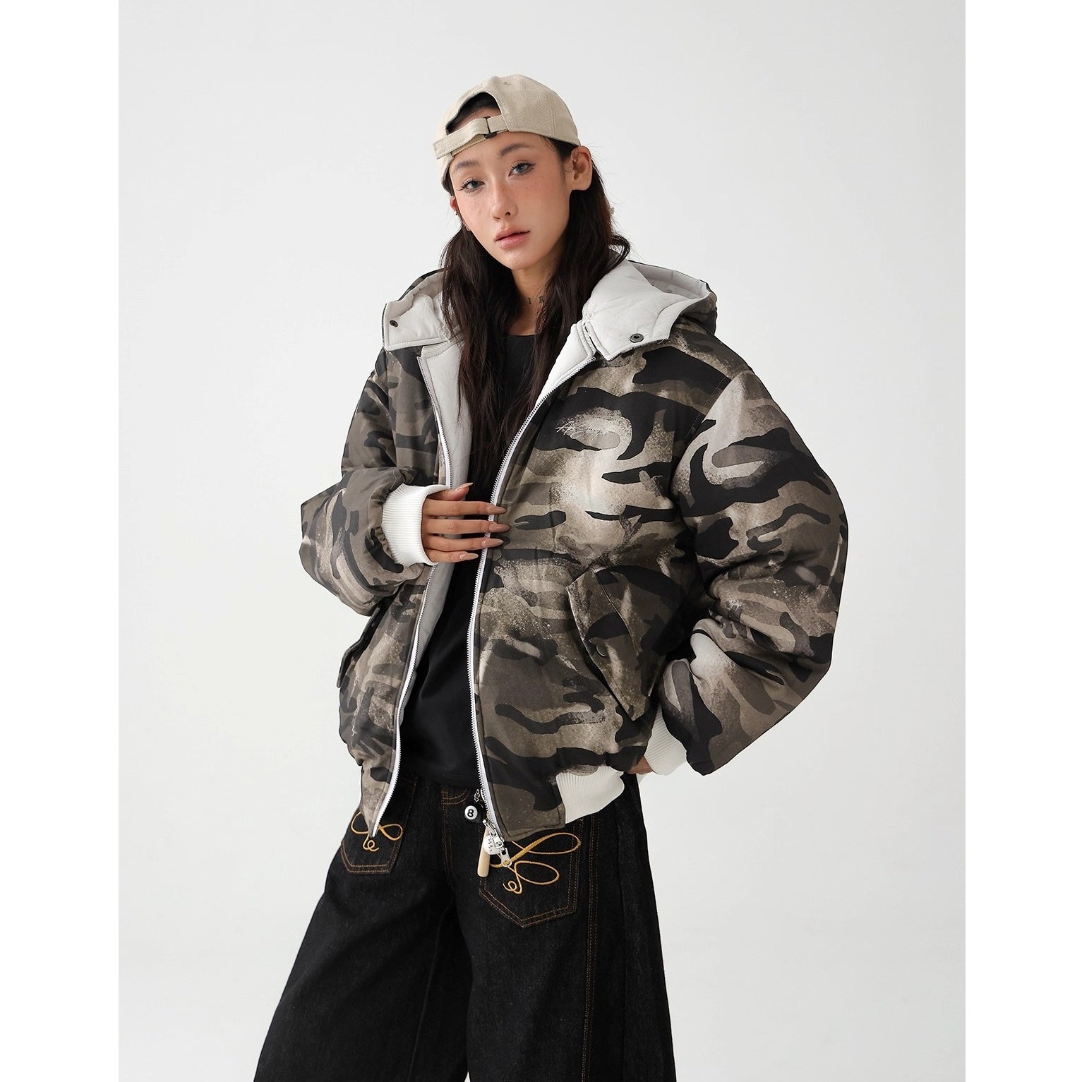 Reversible Camouflage Flight Jacket AC7162