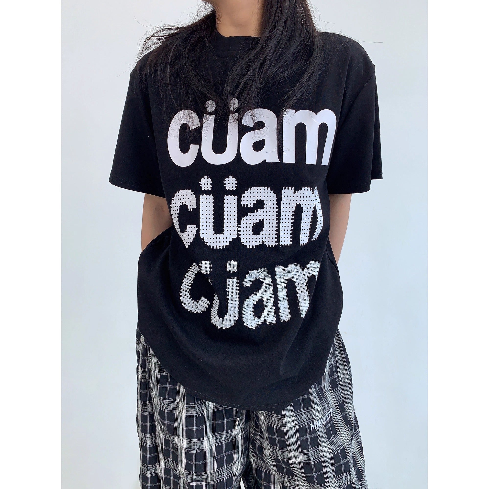 Casual Letter Print T-shirt OS2015
