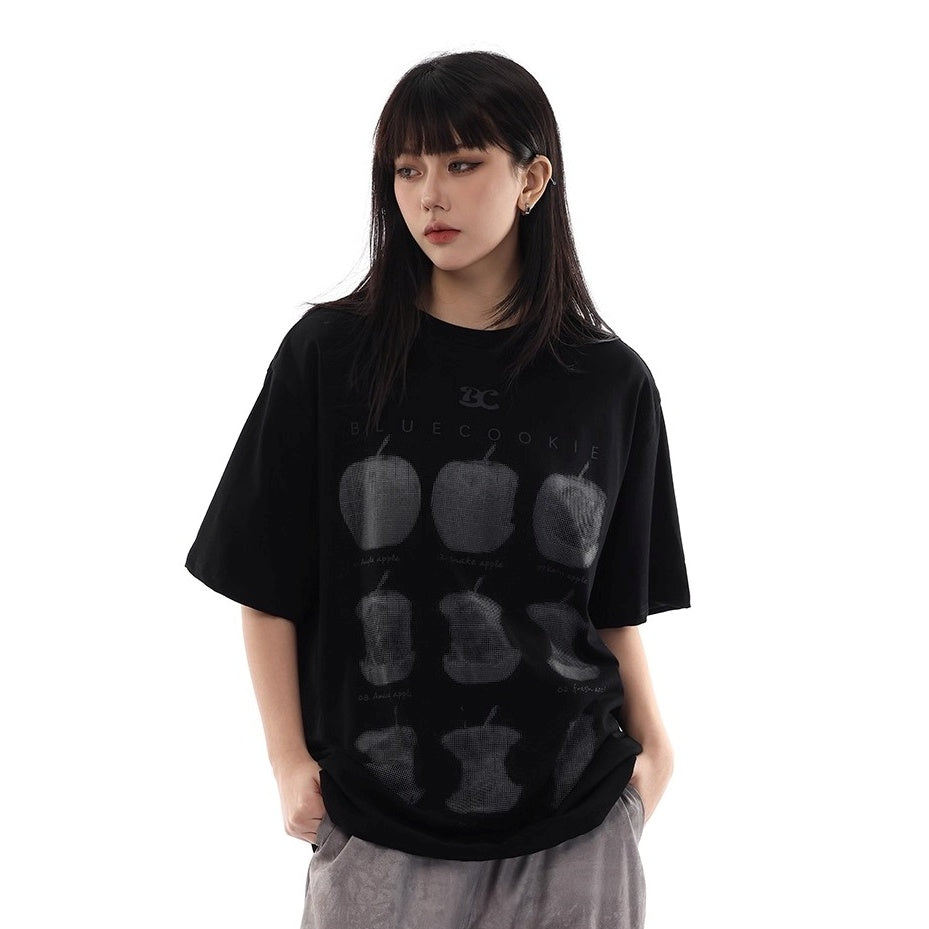 Apple Graphic Print T-shirt VI2006