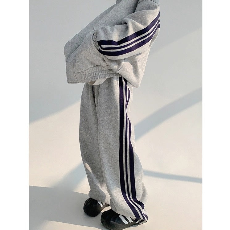 【上下別売り】 Stand Collar Sweat Jacket & Straight Pants Set-up OS2058