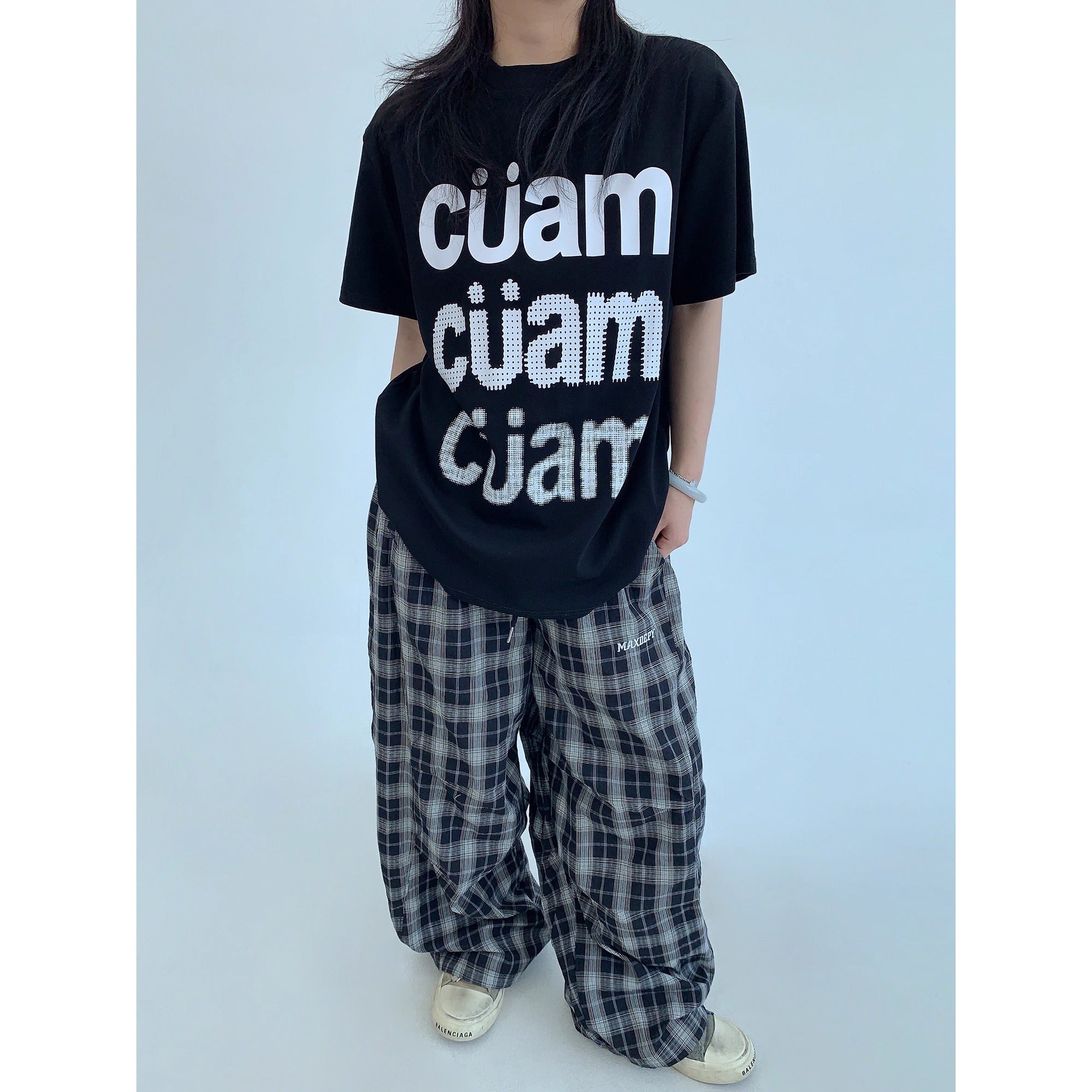 Casual Letter Print T-shirt OS2015