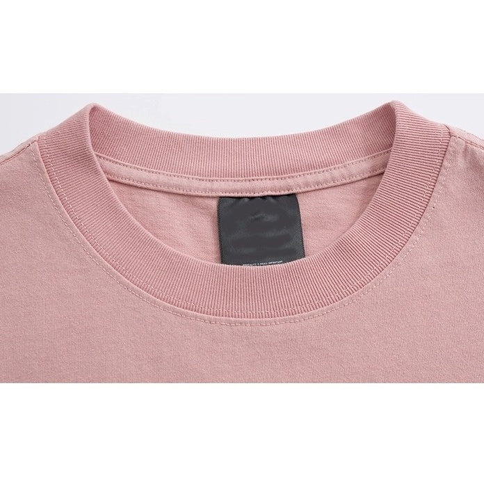Wash Gradient Letter T-Shirt VI2001