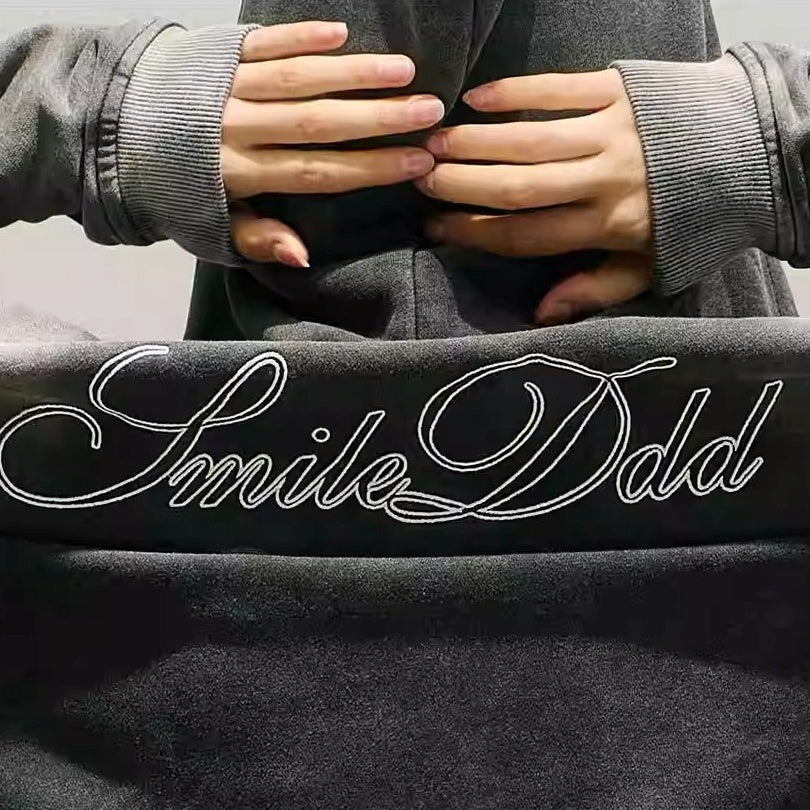 【上下別売り】Washed Embroidered Hooded Parka & Sweat Pants MW10339