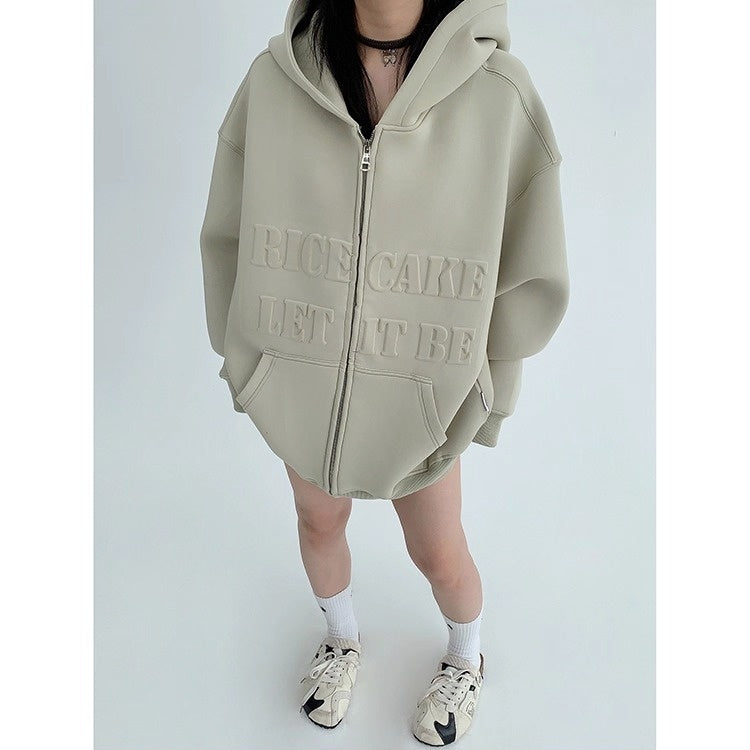 3D Steel Print Hooded Jacket OS2021