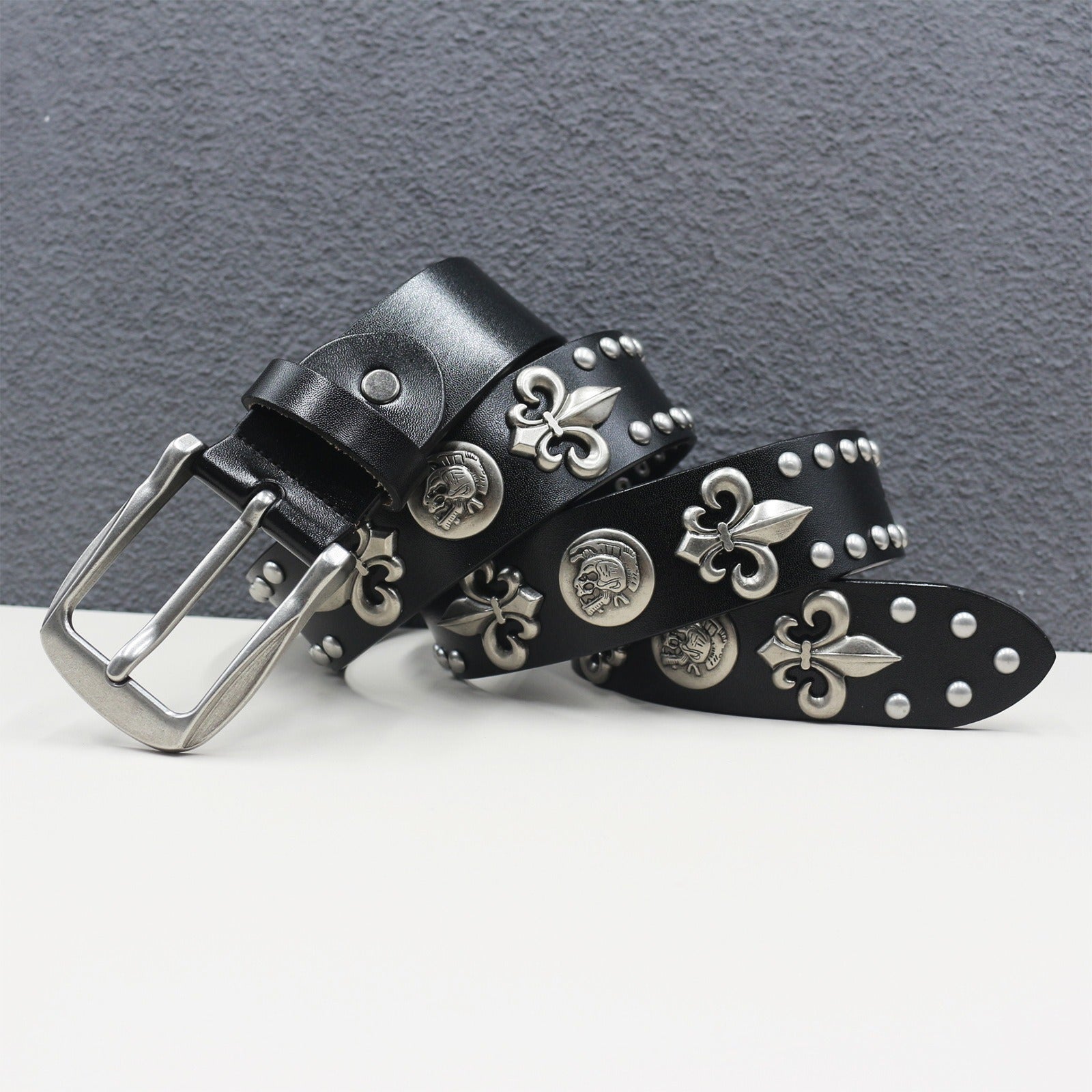 Skull Rivet Decorative Belt MW10208