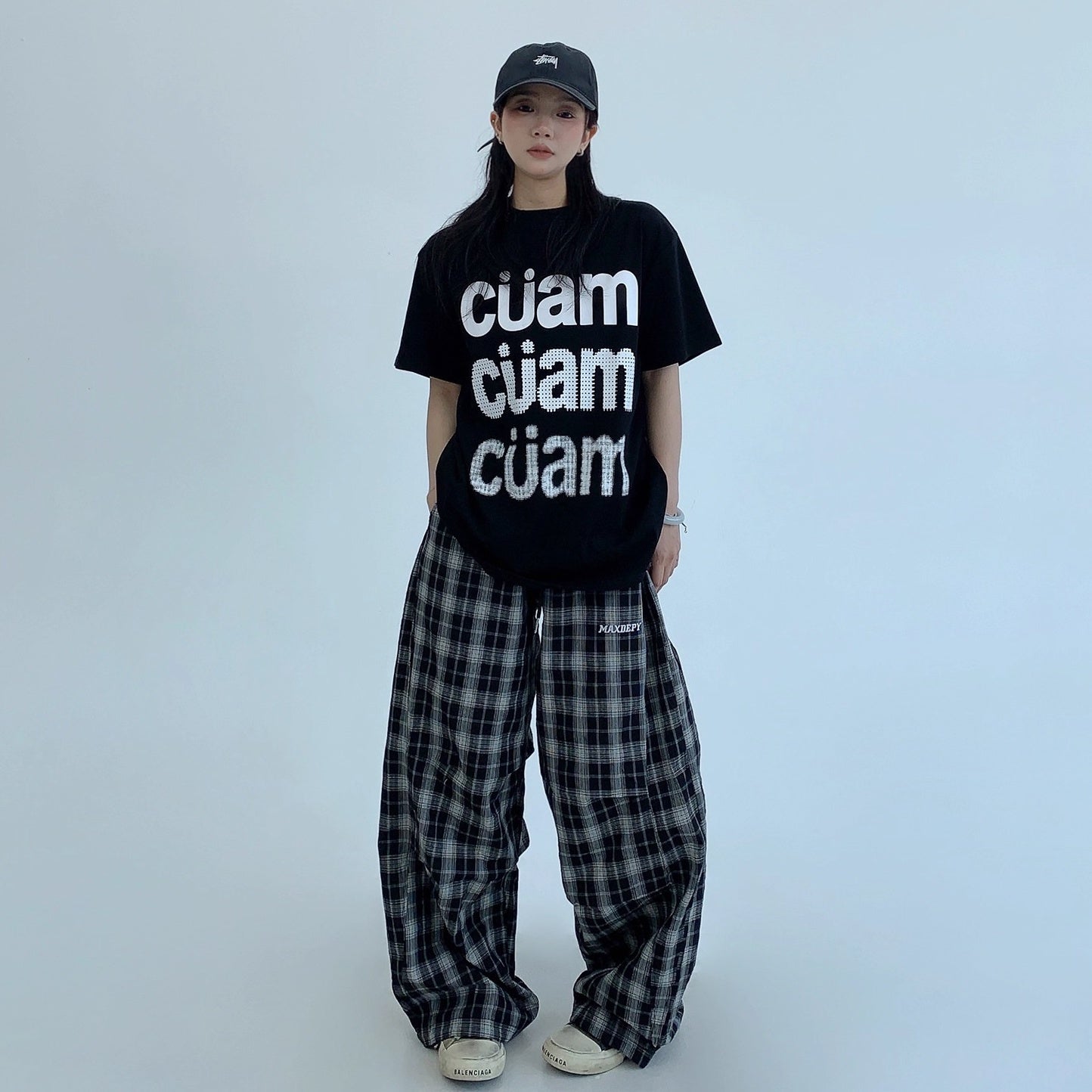 Casual Letter Print T-shirt OS2015
