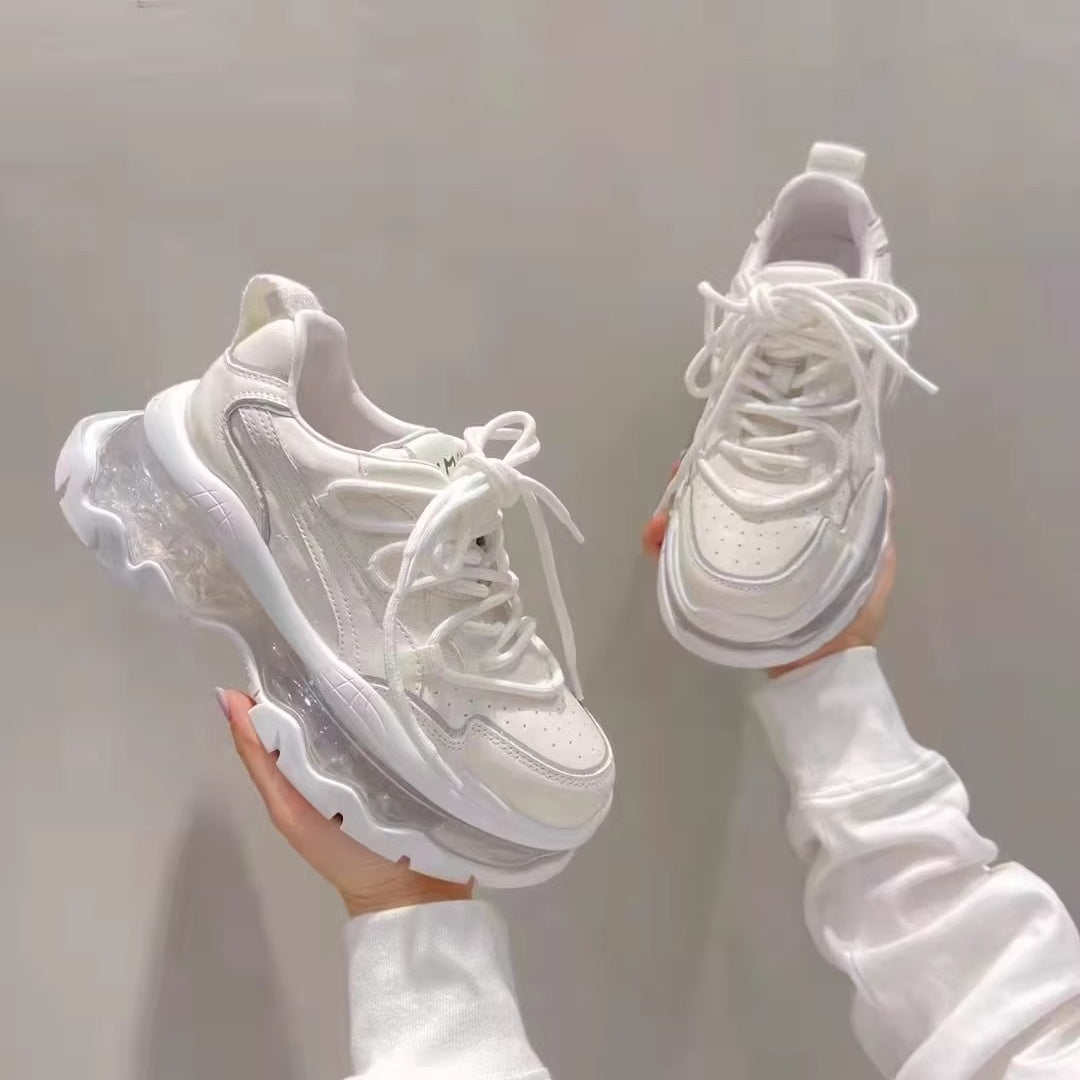Clear Platform Dad Sneakers SH8001