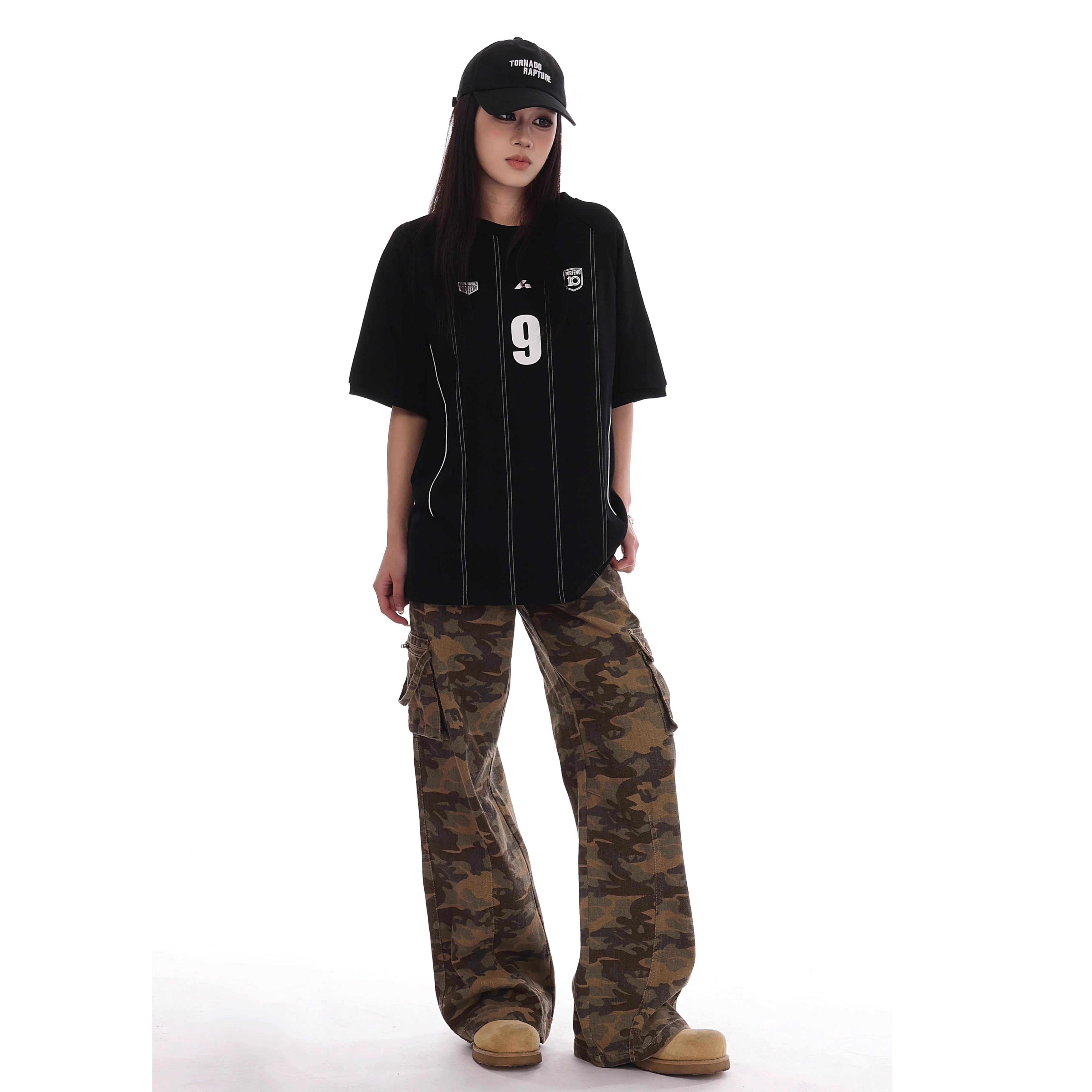 Sports Design Stripe T-shirt VI2004