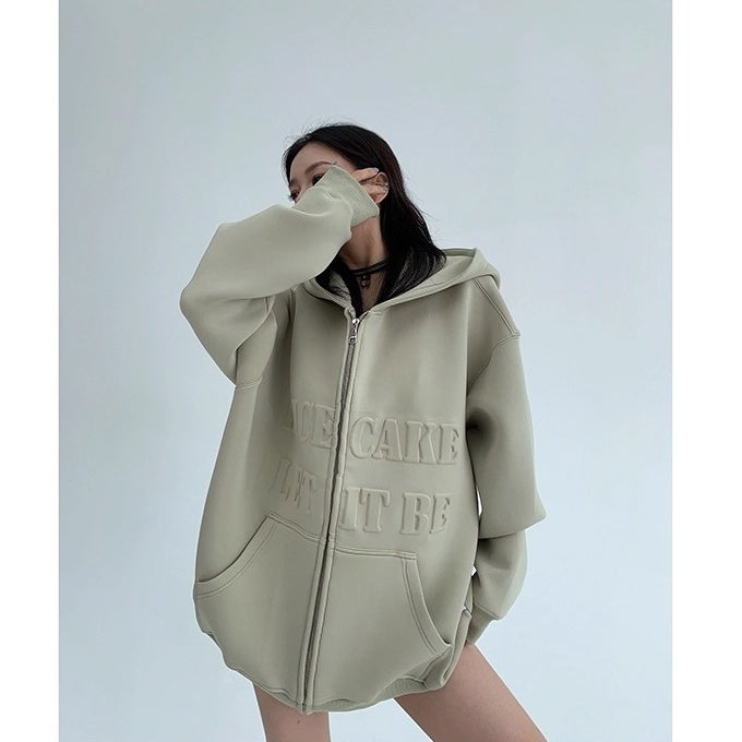 3D Steel Print Hooded Jacket OS2021