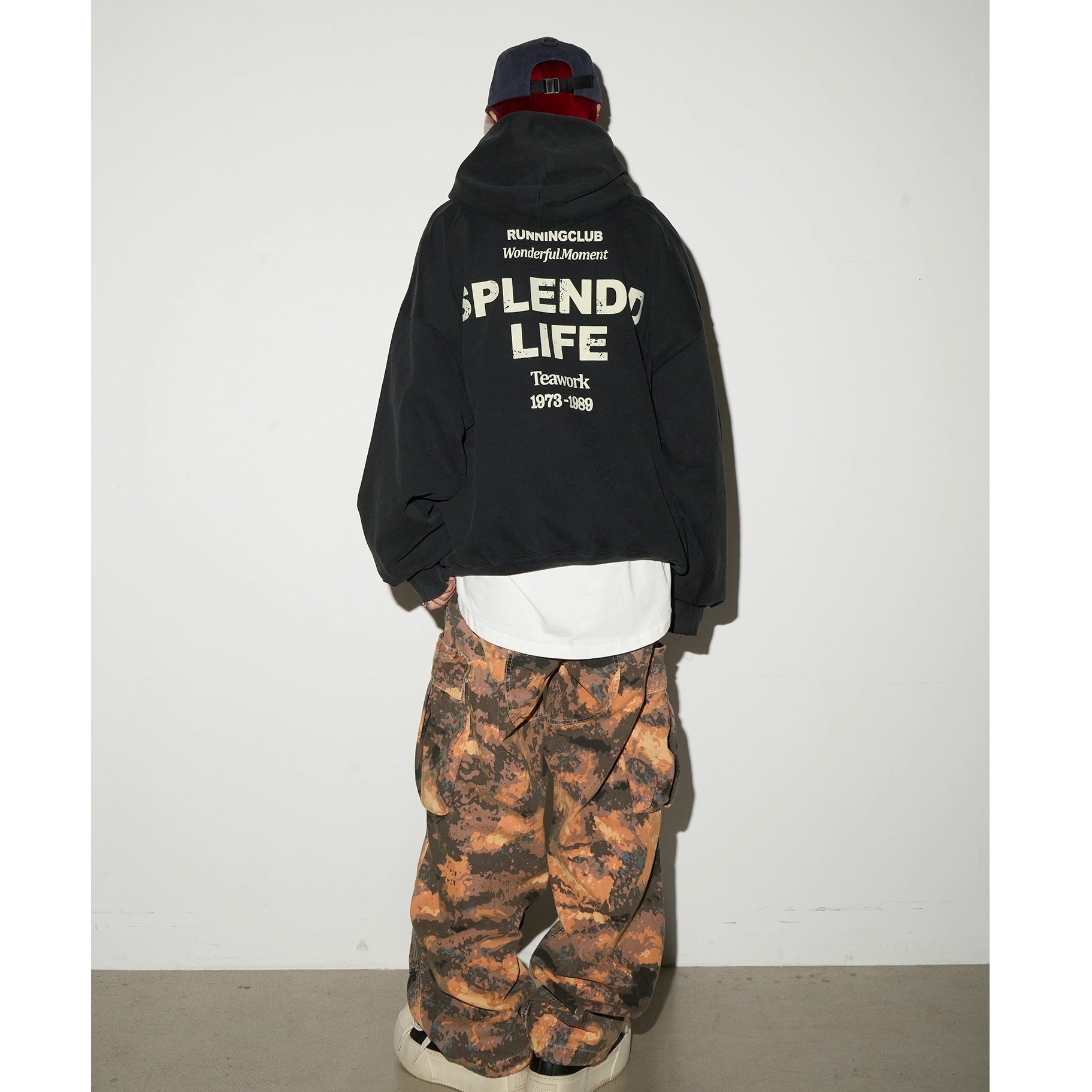 Letter Old Rework Wash Hoodie MN9036