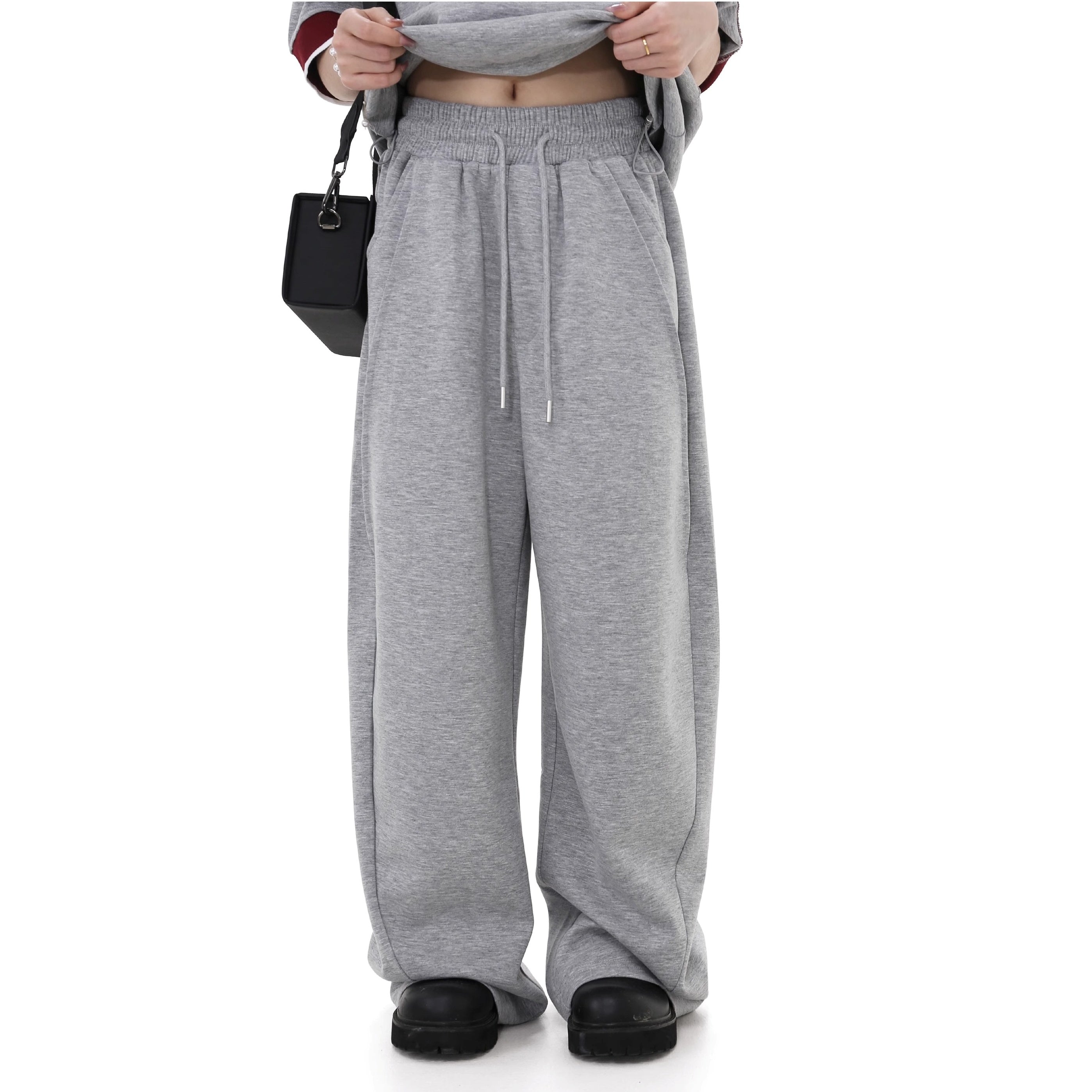 Panel Design Casual Loose Sweatpants GB7033