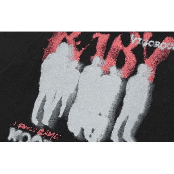 Loose Graphic Print T-shirt VI2003