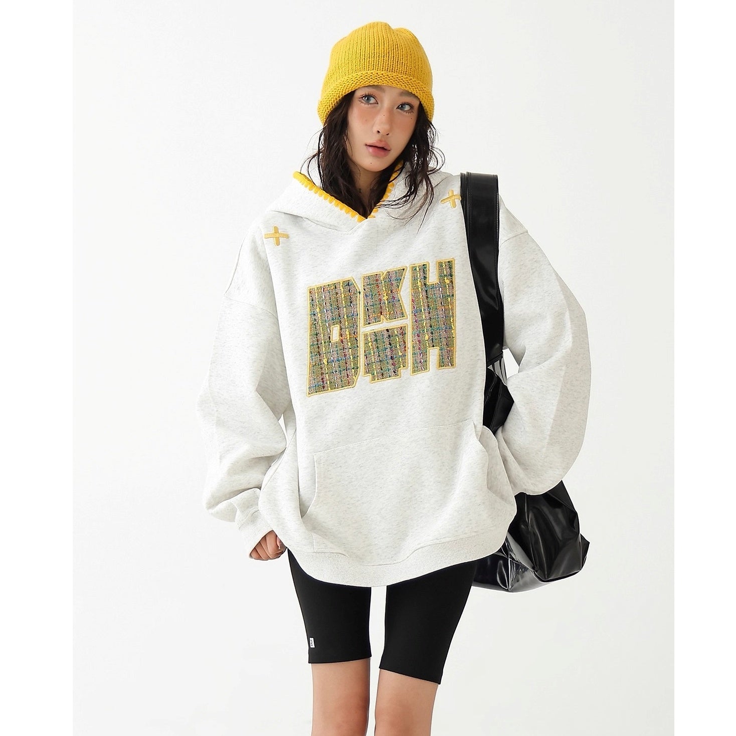 Small Fragrance Patch Embroidered Hoodie AC7134