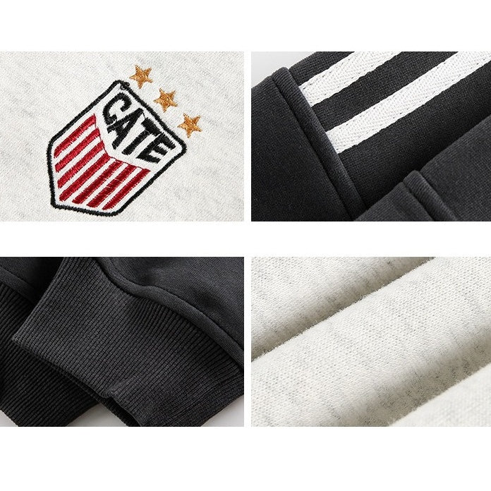 Stand-Collar Sports Sweat Zip Jacket IC9117