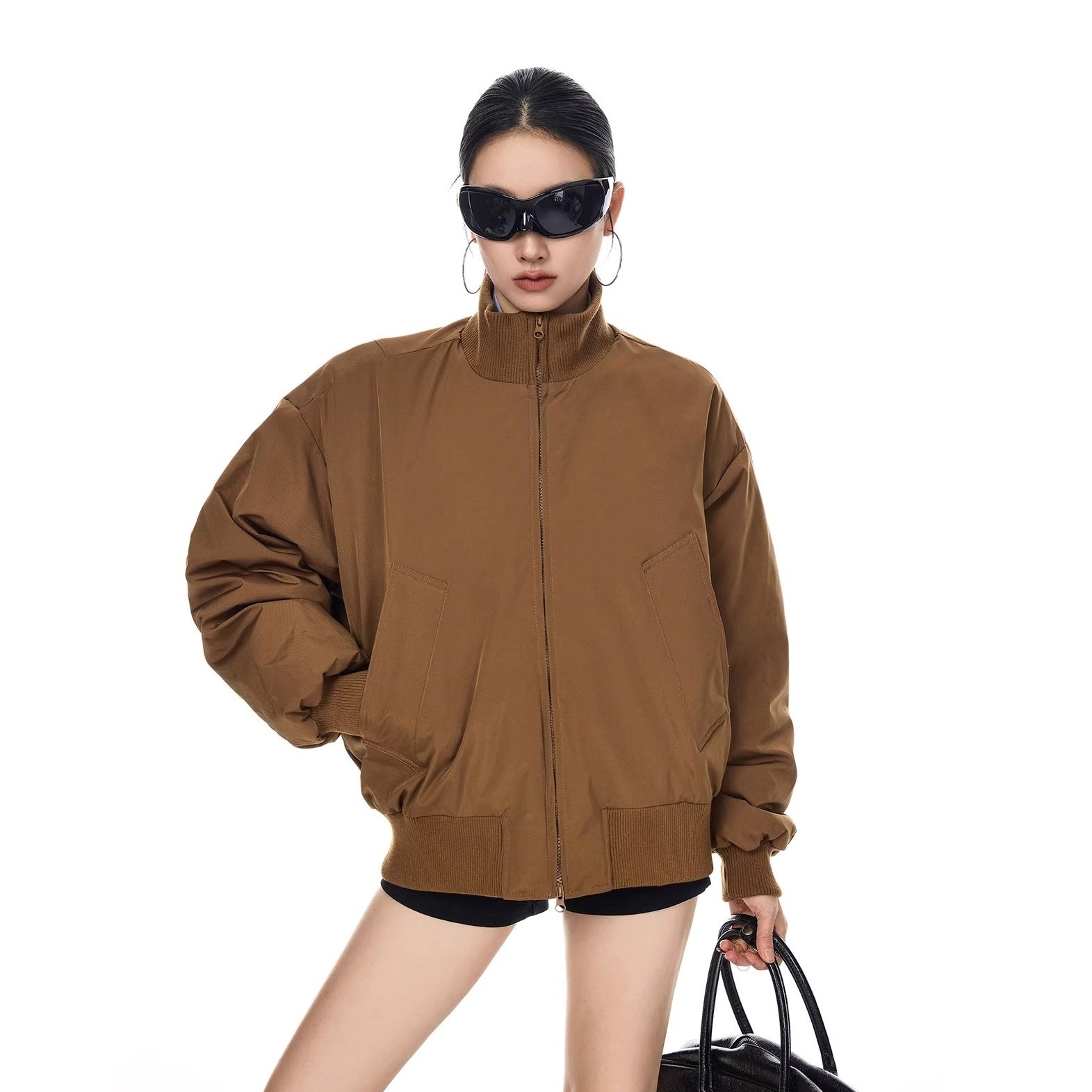 Stand Collar Down Blouson IC9120