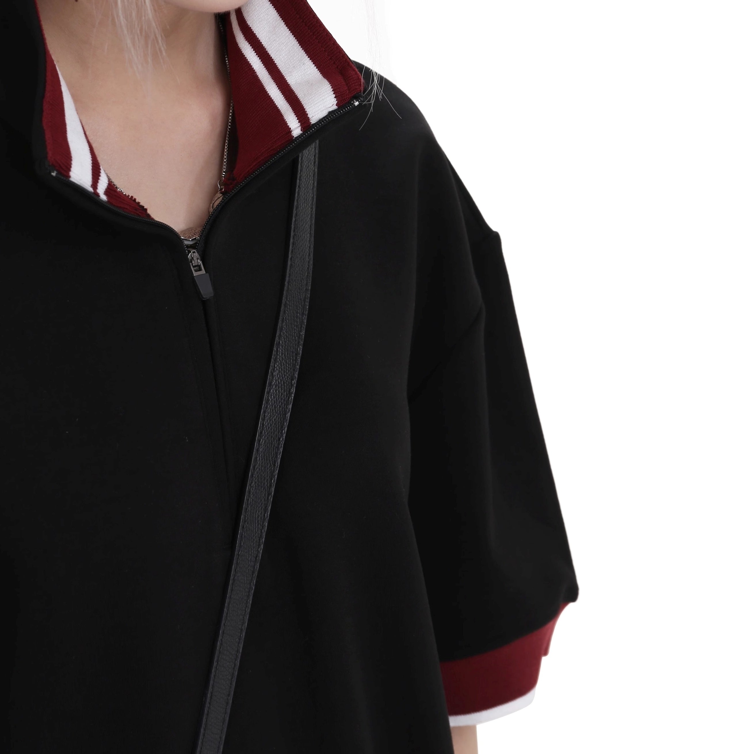 Retro Half-ZIP Sweat T-shirt GB7034