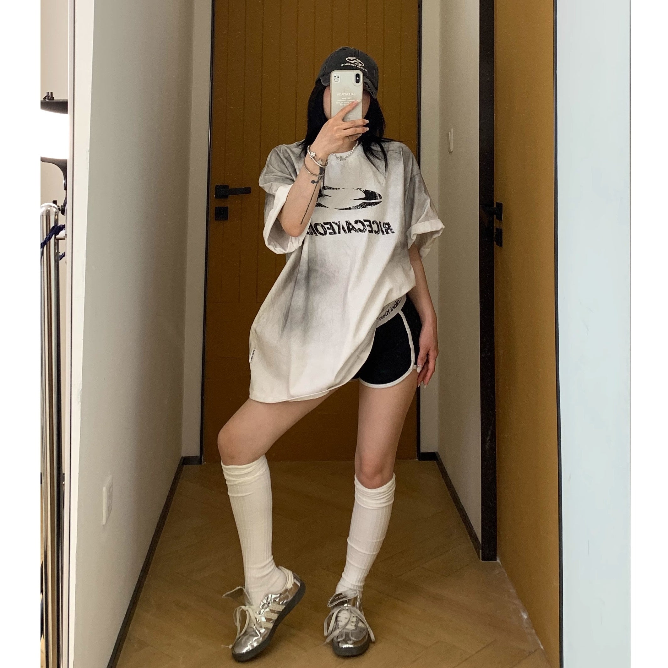 Washed Dirty Printed T-shirt MW10138