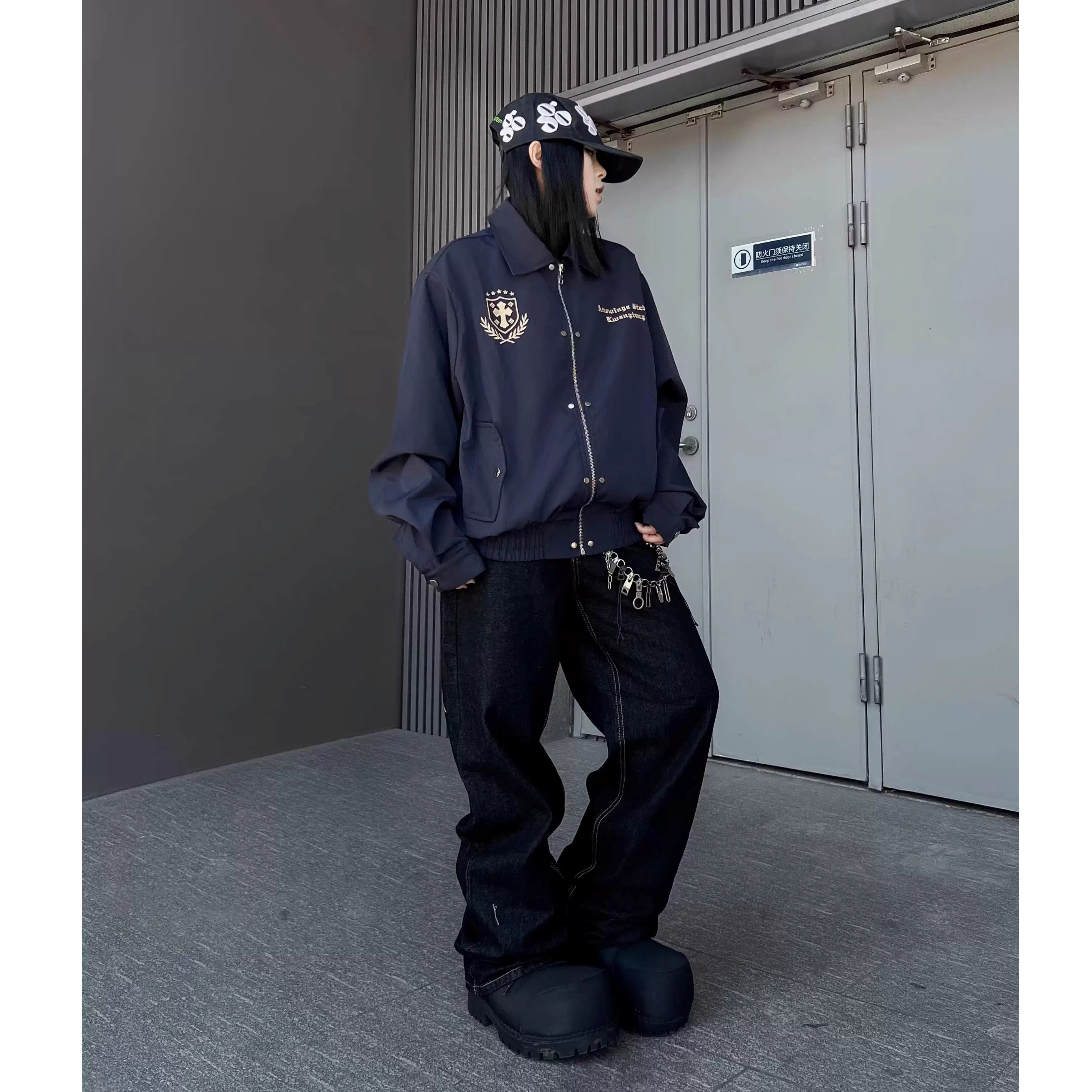 Maillard Horse Embroidery Lapel Jacket MW10337