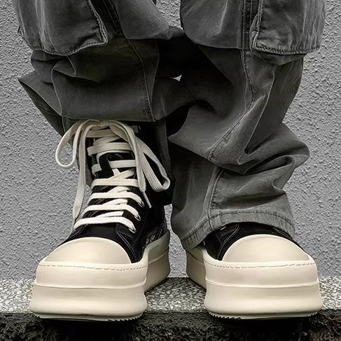 High-Top Zipper Design Heightened Sneakers FG2007