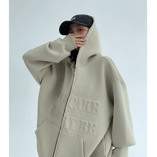 3D Steel Print Hooded Jacket OS2021