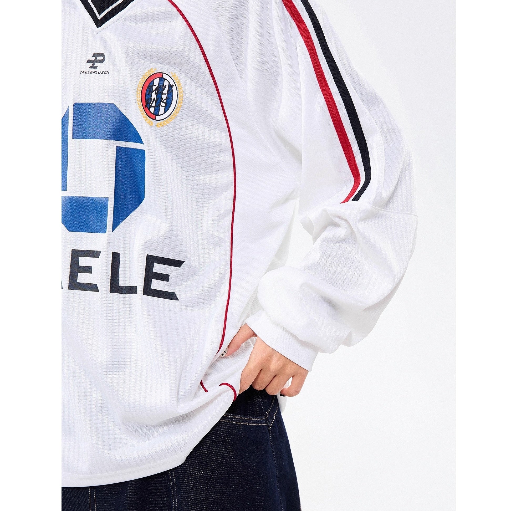 Campus Style Polo Collar Stripe Sports Shirt MW10258