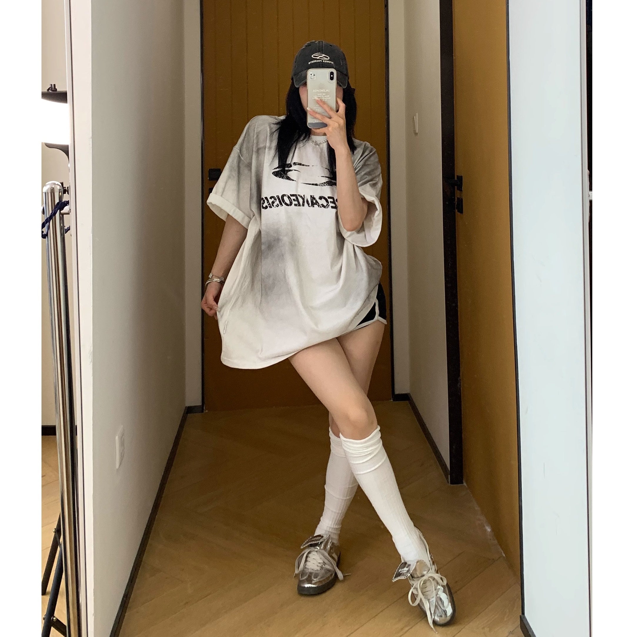 Washed Dirty Printed T-shirt MW10138