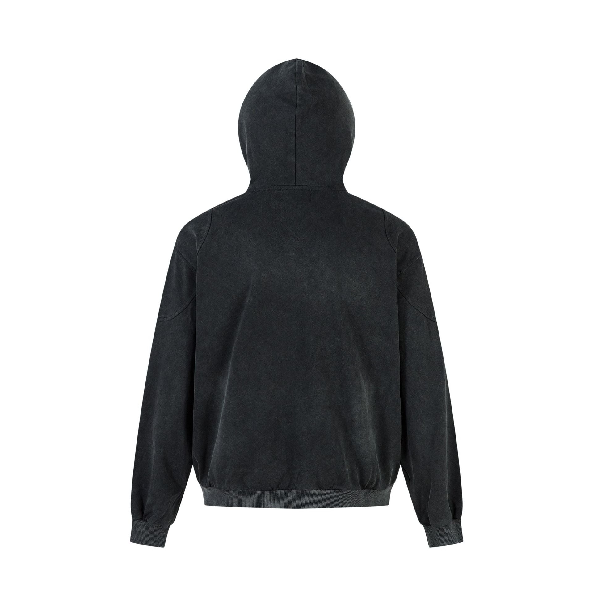 Washed Stained Dyed Sweat Hooded Parka MW10325