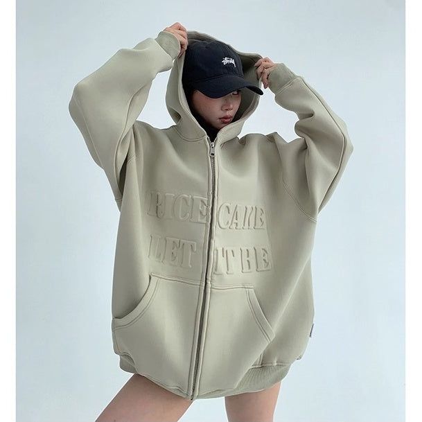 3D Steel Print Hooded Jacket OS2021