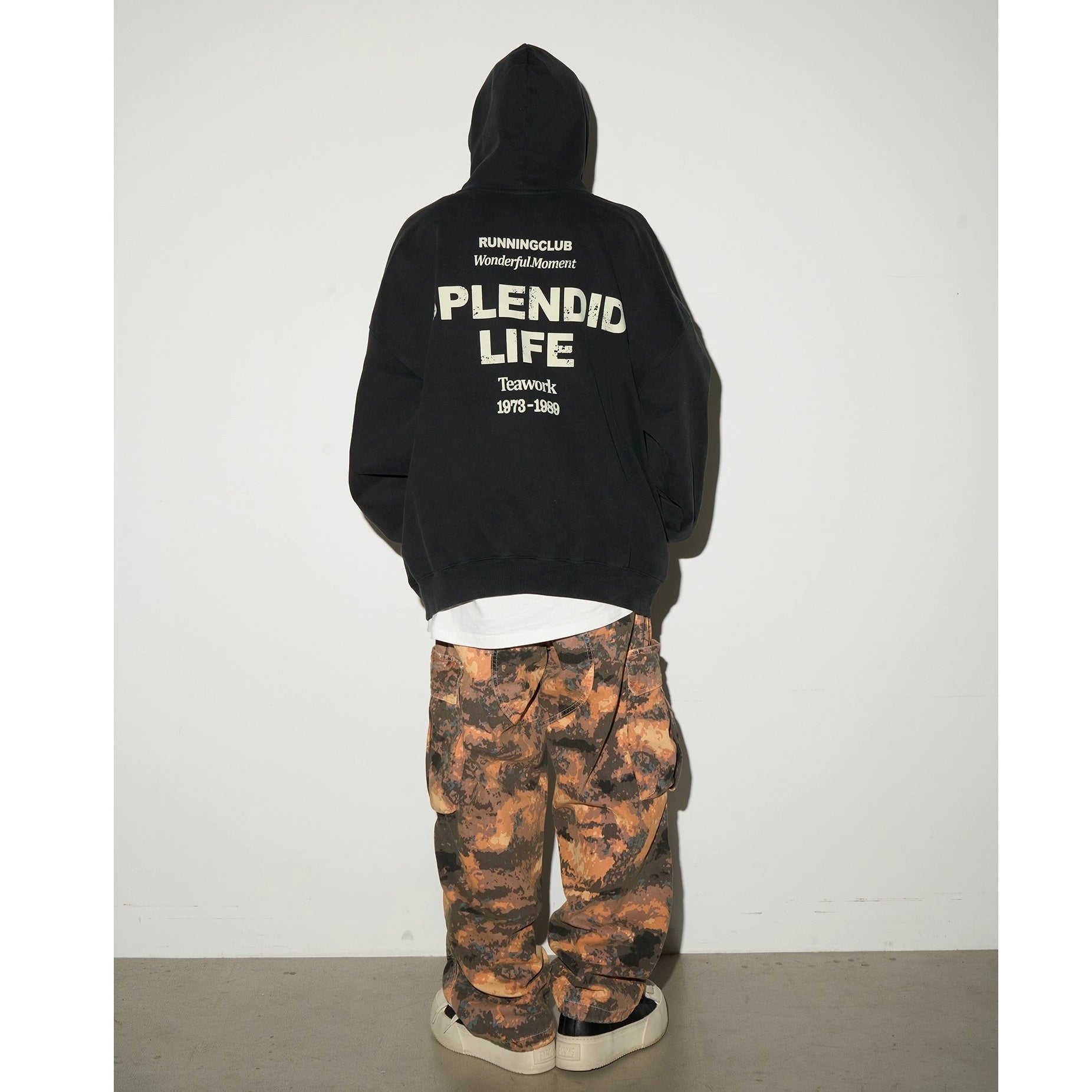 Letter Old Rework Wash Hoodie MN9036