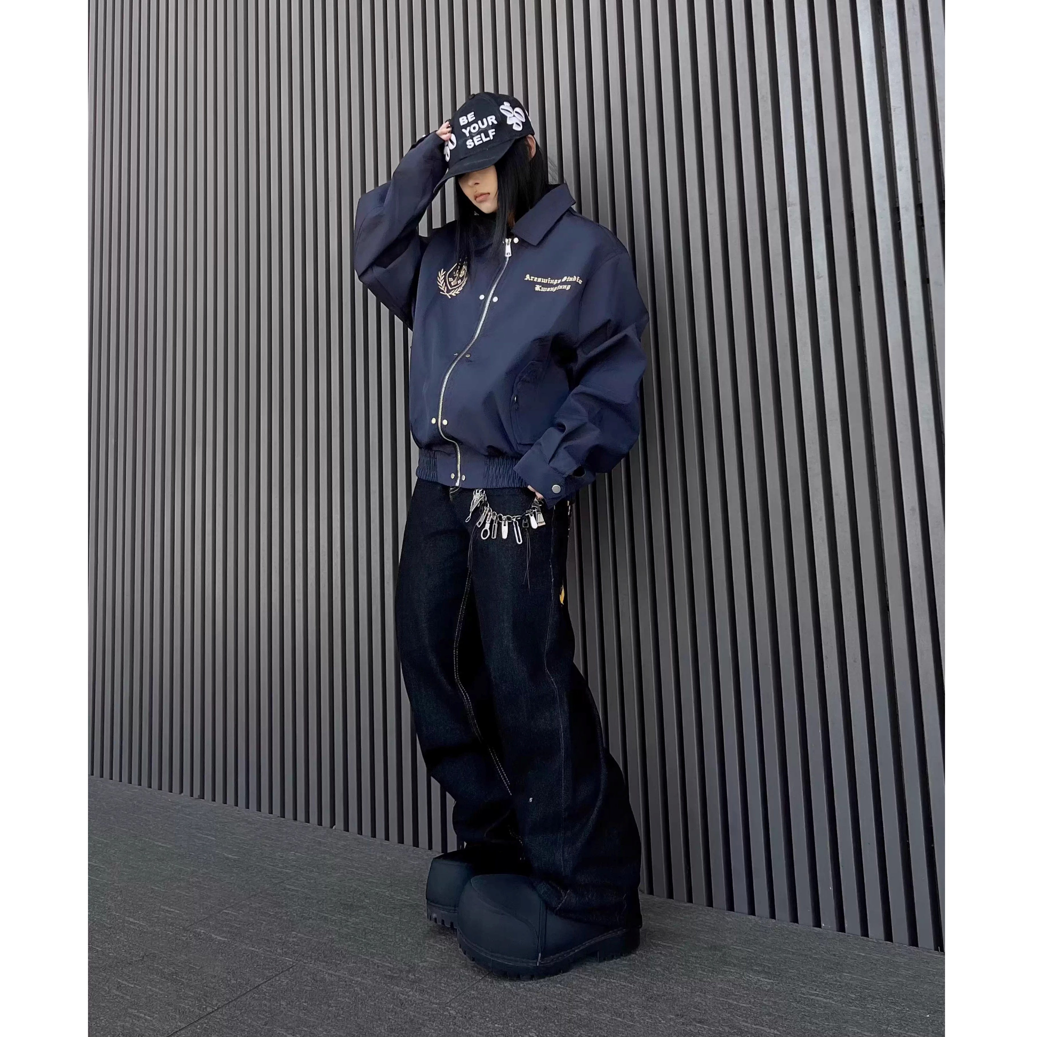 Maillard Horse Embroidery Lapel Jacket MW10337