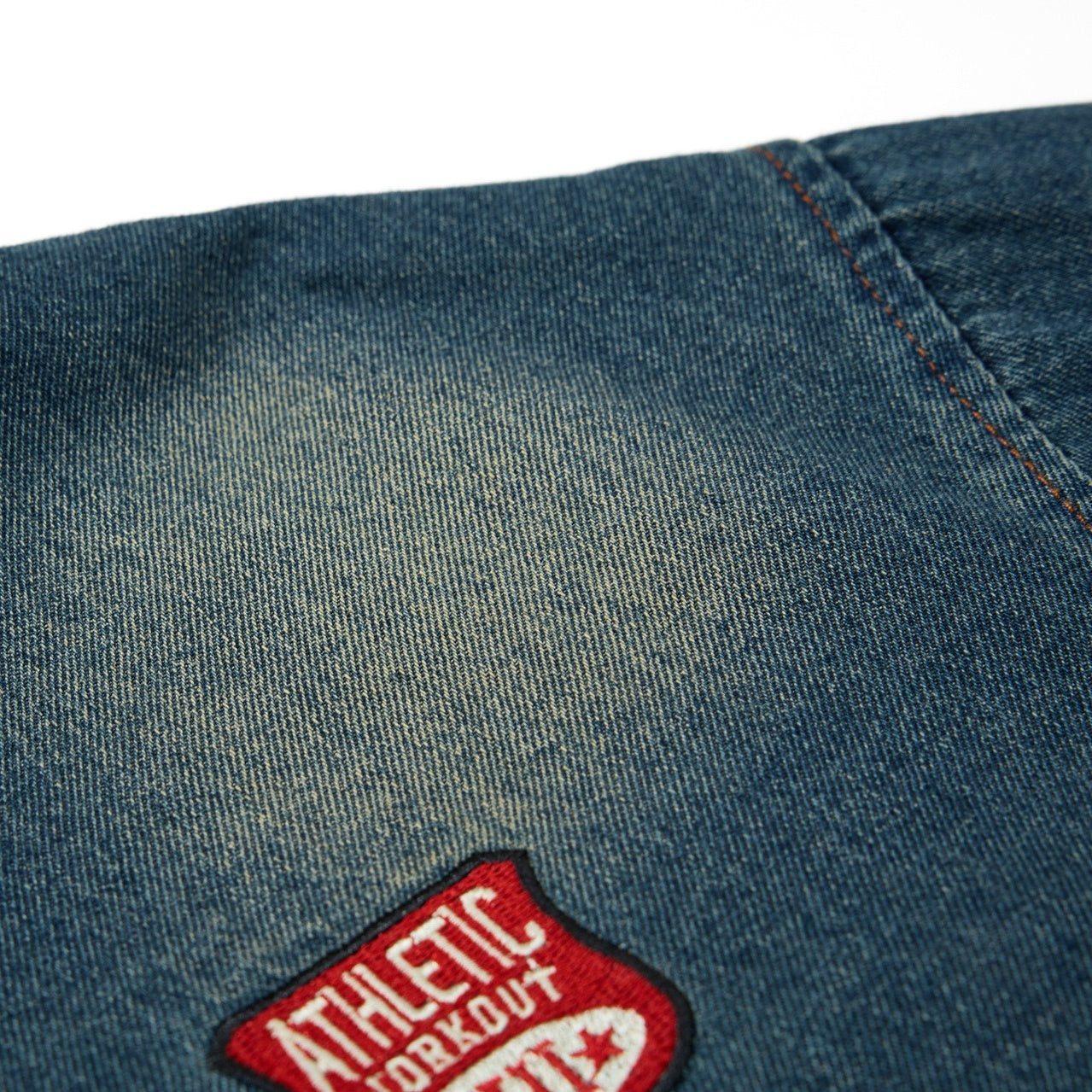 Retro Washed Embroidered Denim Baseball Jacket MW10303