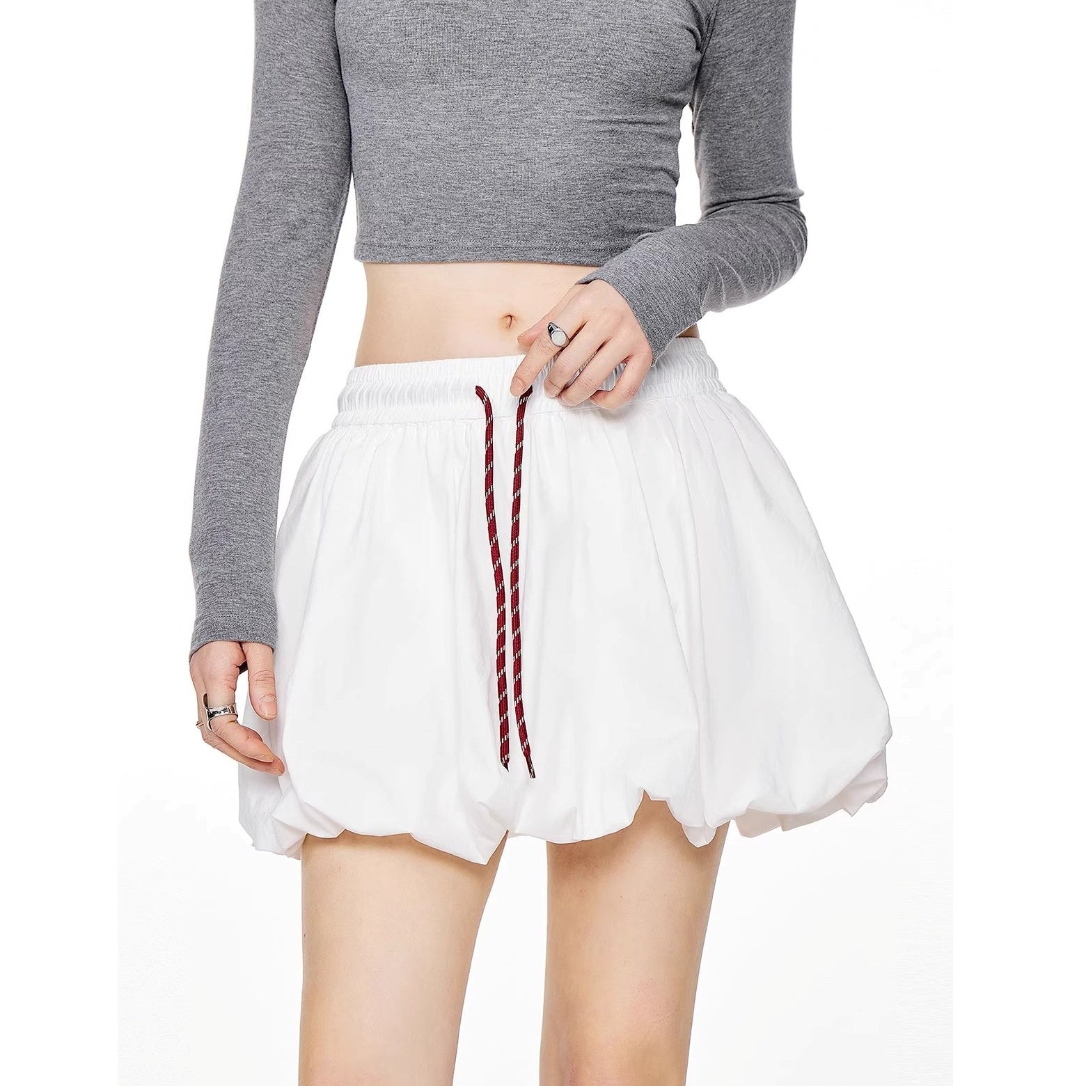 A-line Bud Short Skirt IC9107
