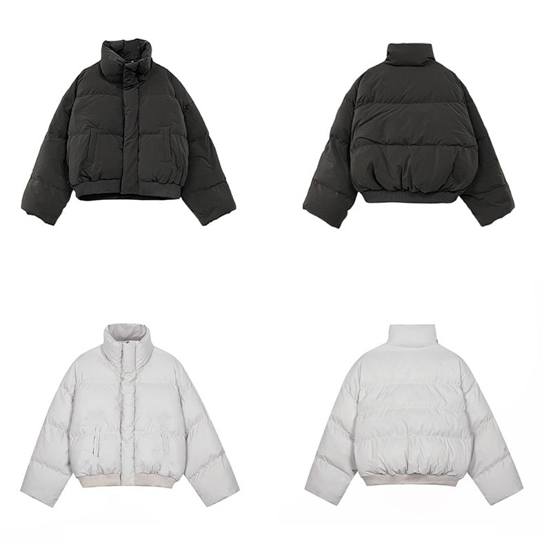 Stand Collar Short Down Jacket MR8033