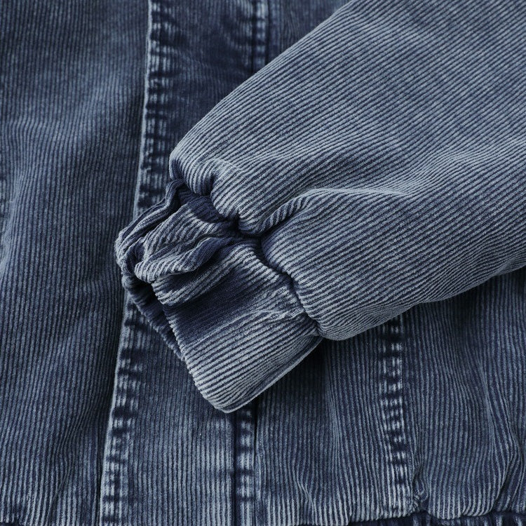 Corduroy Padded Hooded Jacket MW10306