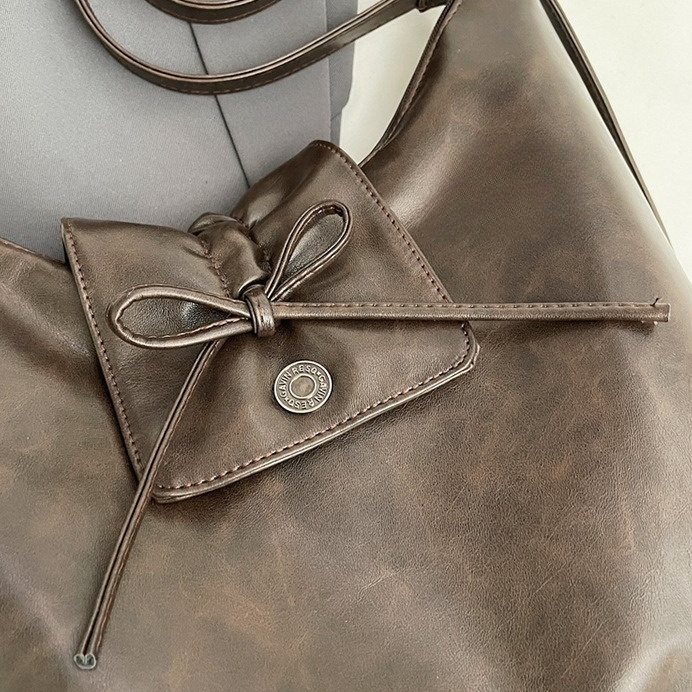 Vintage Like PU Leather Shoulder Bag BA045