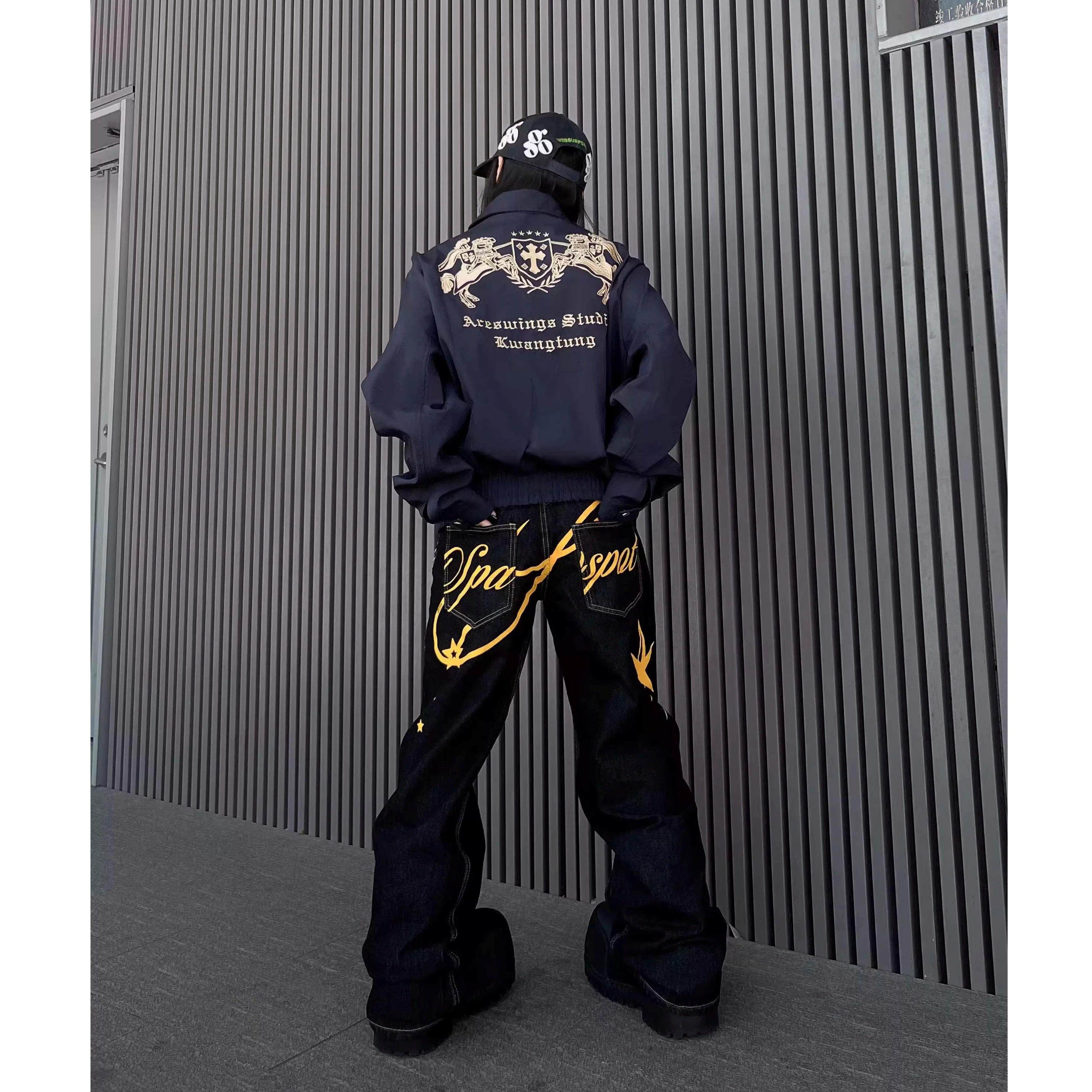 Maillard Horse Embroidery Lapel Jacket MW10337