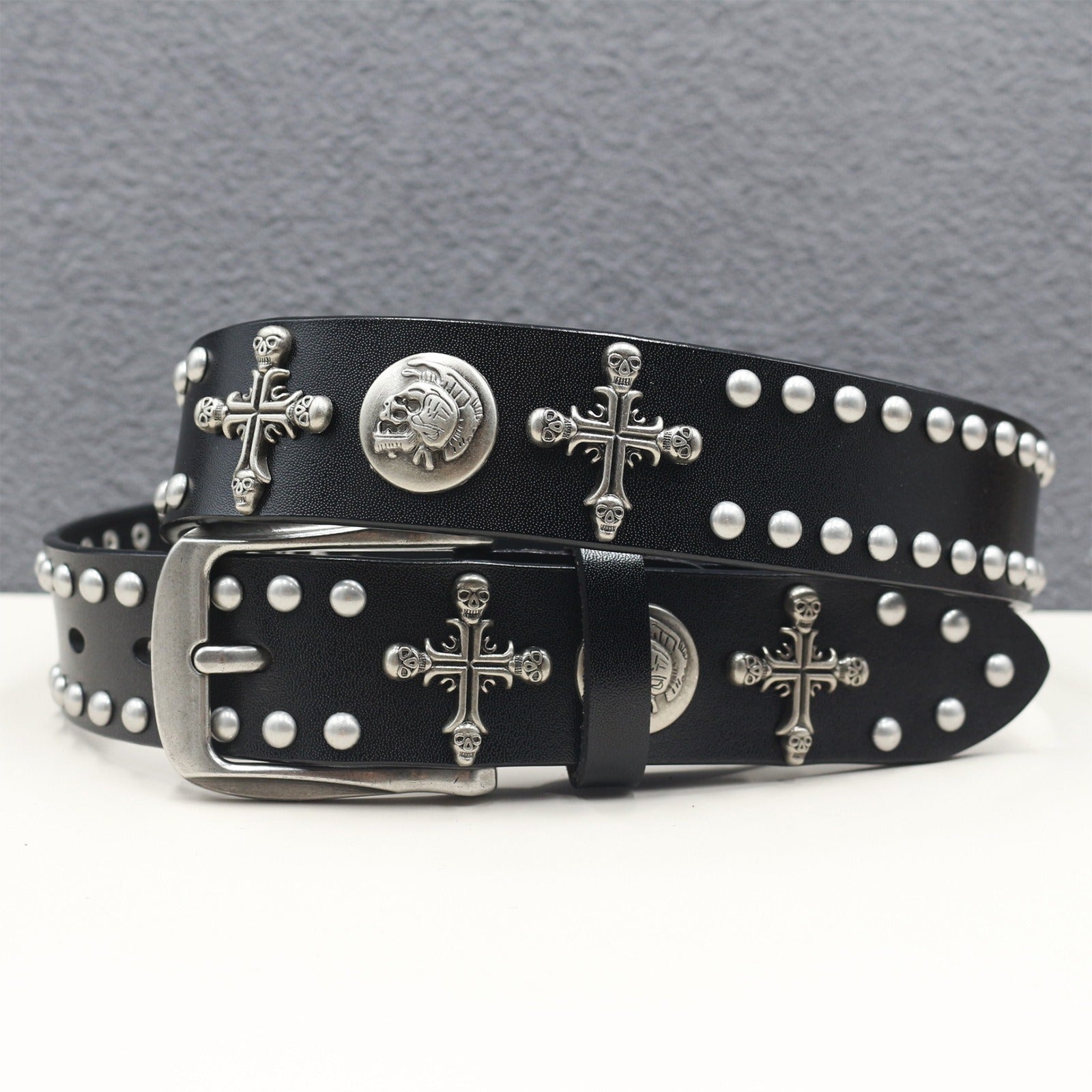 Skull Rivet Decorative Belt MW10208