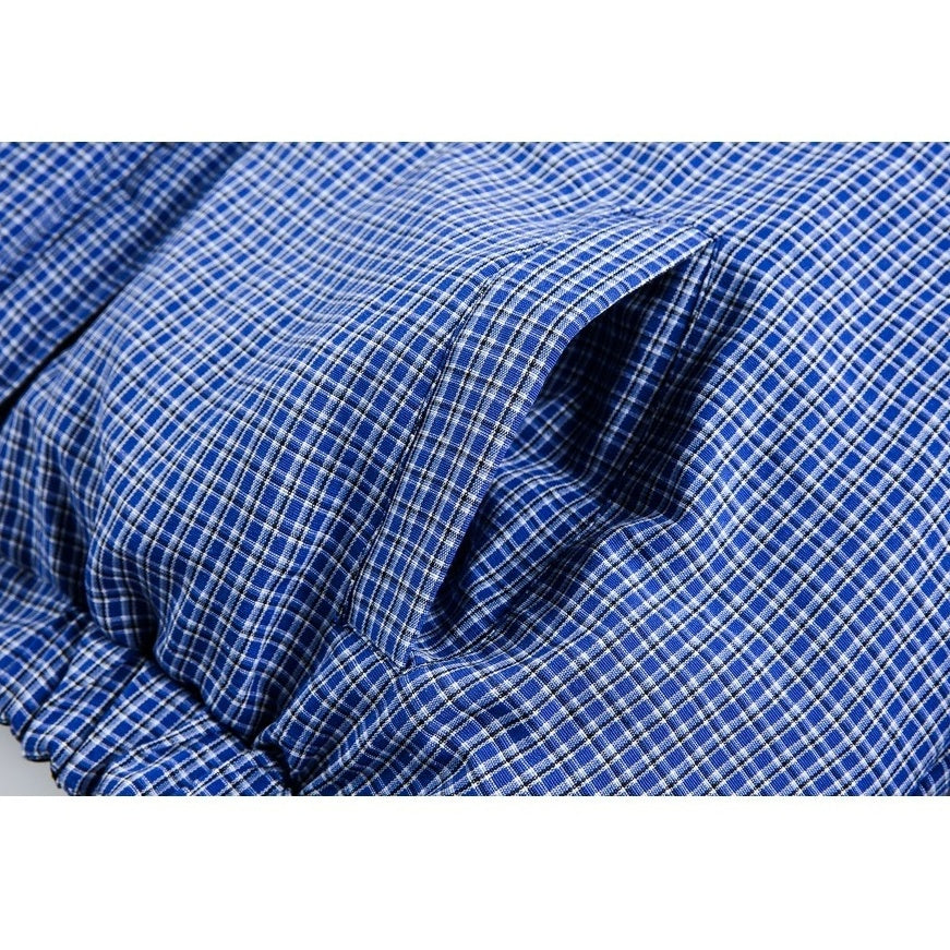 Reversible Plaid Padded Jacket MY30