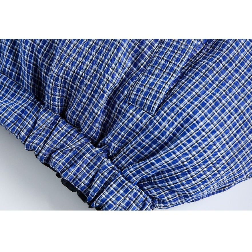 Reversible Plaid Padded Jacket MY30