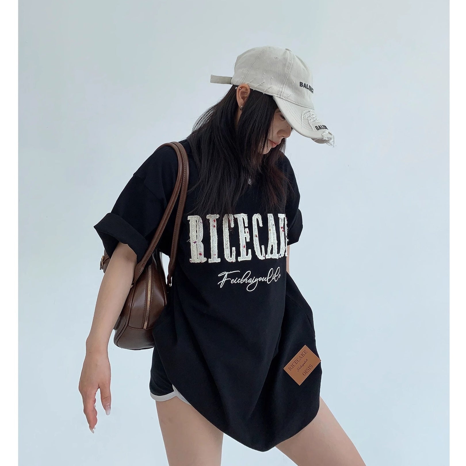Relaxation Embroidery Logo T-shirt MW10127