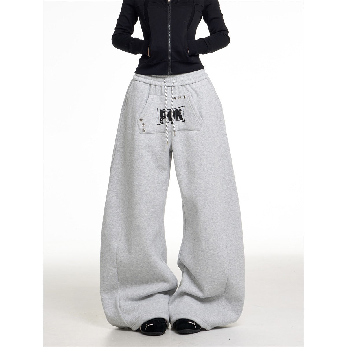 Simple Versatile Fleece Sweat Pants MW10304