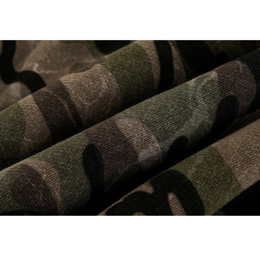 Wash Camouflage Hooded Sweat Jacket MW10309