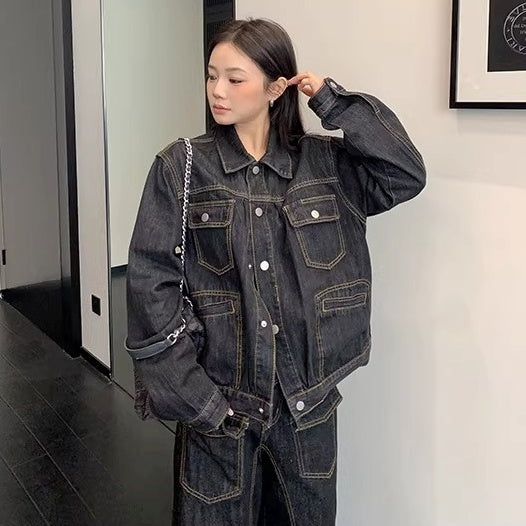 Loose Fit Denim Jacket MW10373