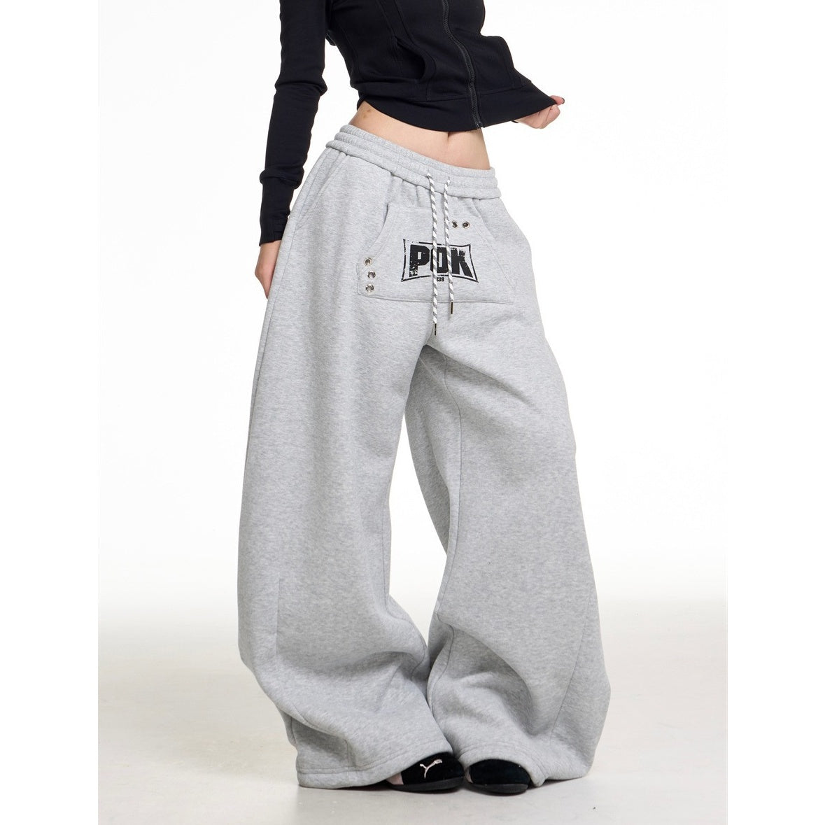 Simple Versatile Fleece Sweat Pants MW10304