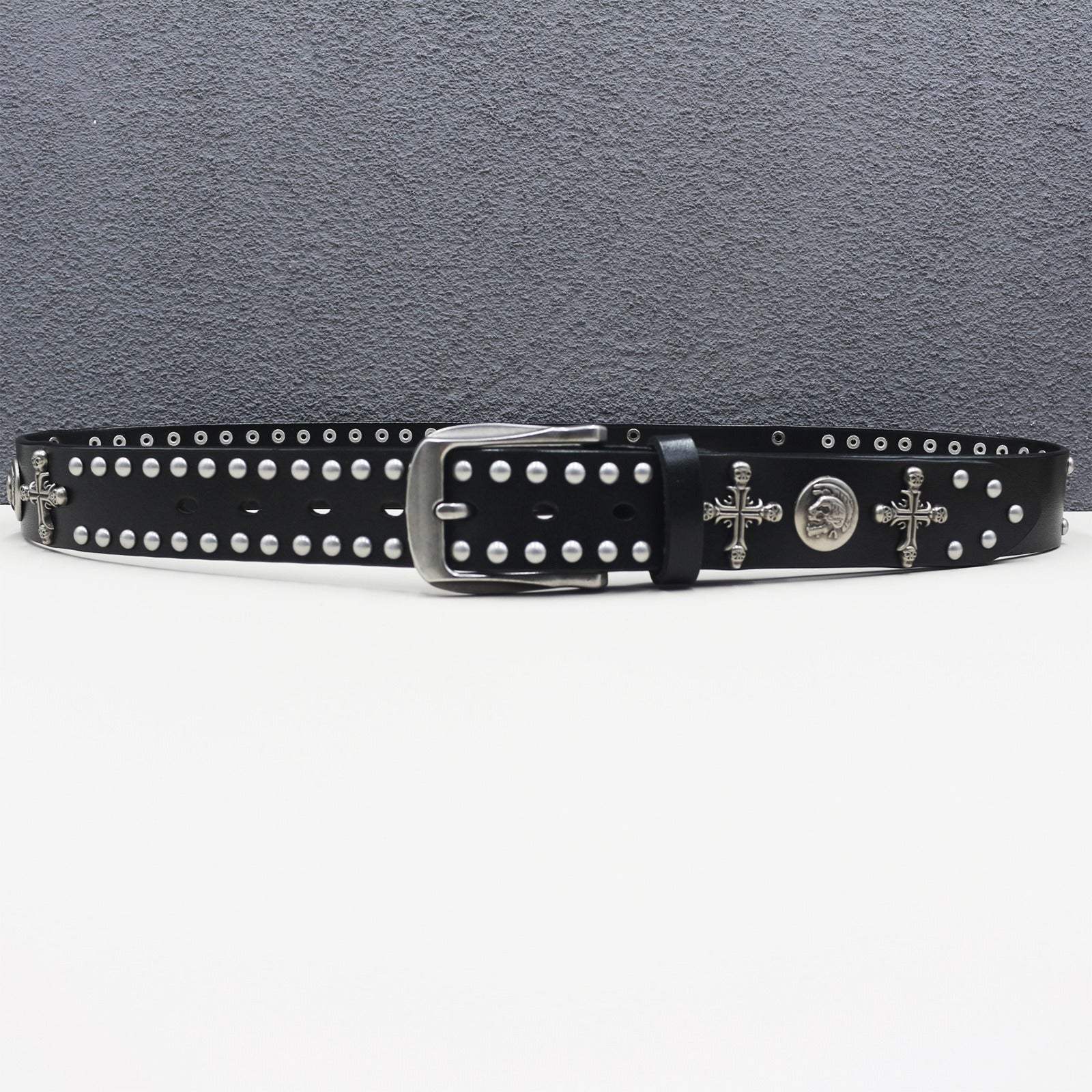 Skull Rivet Decorative Belt MW10208