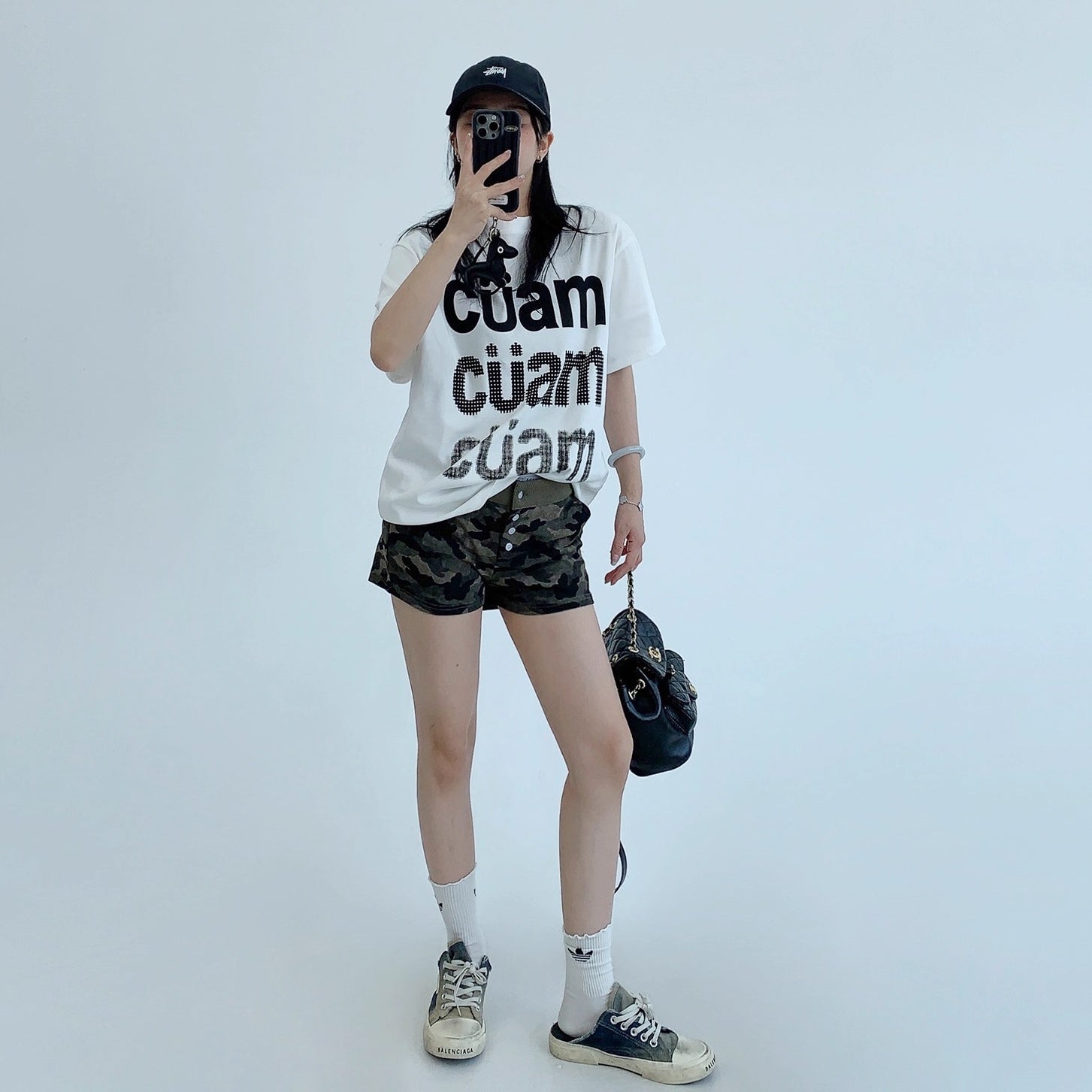 Casual Letter Print T-shirt OS2015