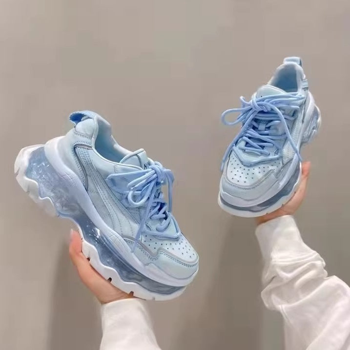 Clear Platform Dad Sneakers SH8001